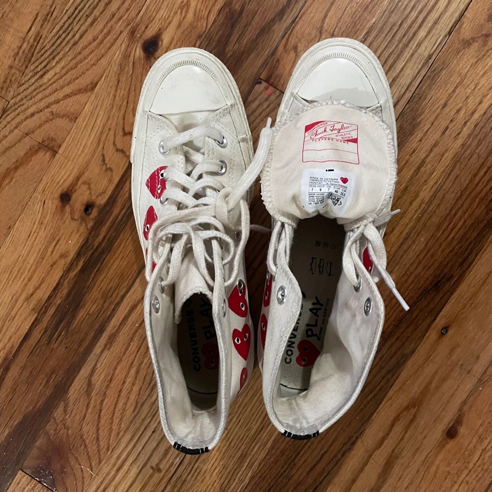 Comme des Garcons x Converse Multi Heart Sneakers